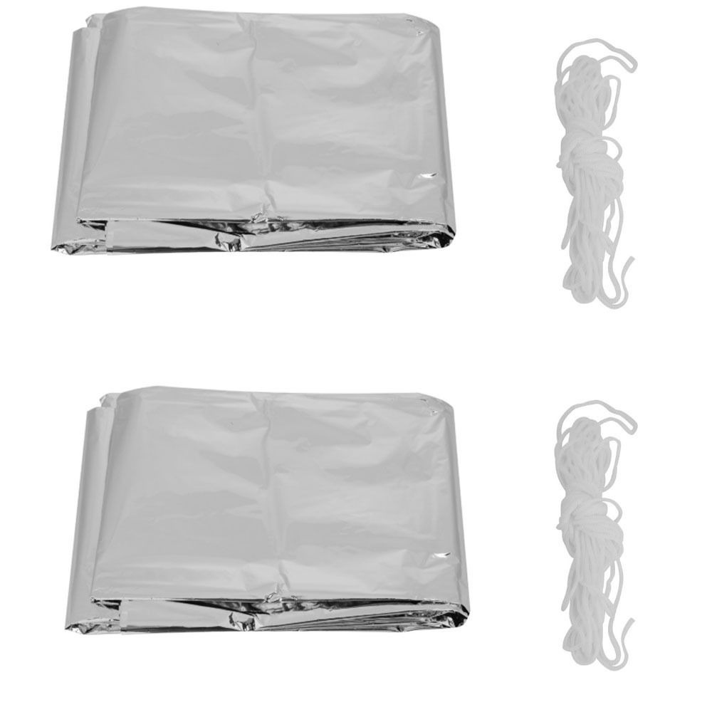 Survival Blanket Reflective - Couverture de secours réfléchissante durable, 2