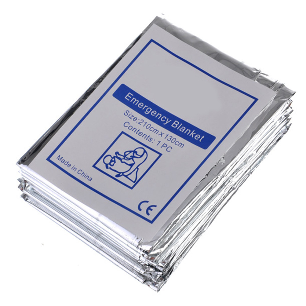 Survival Blanket Reflective - Couverture de survie réfléchissante d'urgence, 210cm