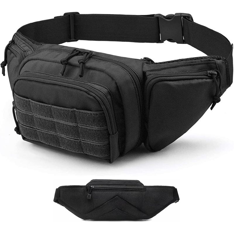 Fishing Kit Compact - Sac banane multi-poches en Oxford 600D,