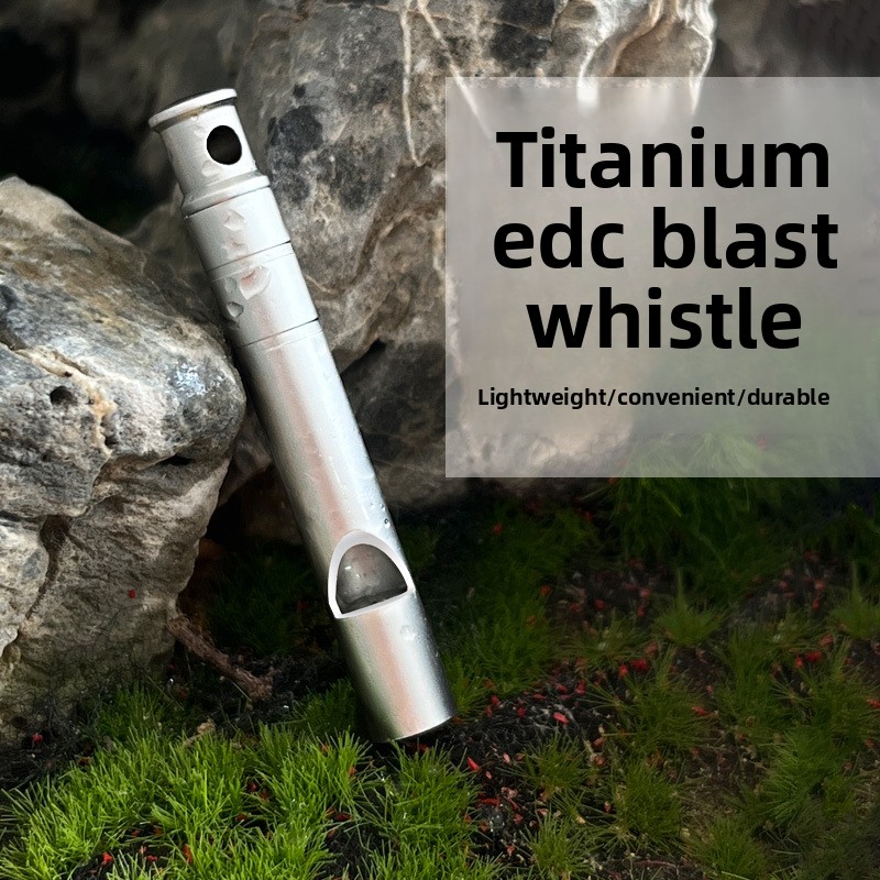 Emergency Whistle Loud - Sifflet de survie en alliage de
