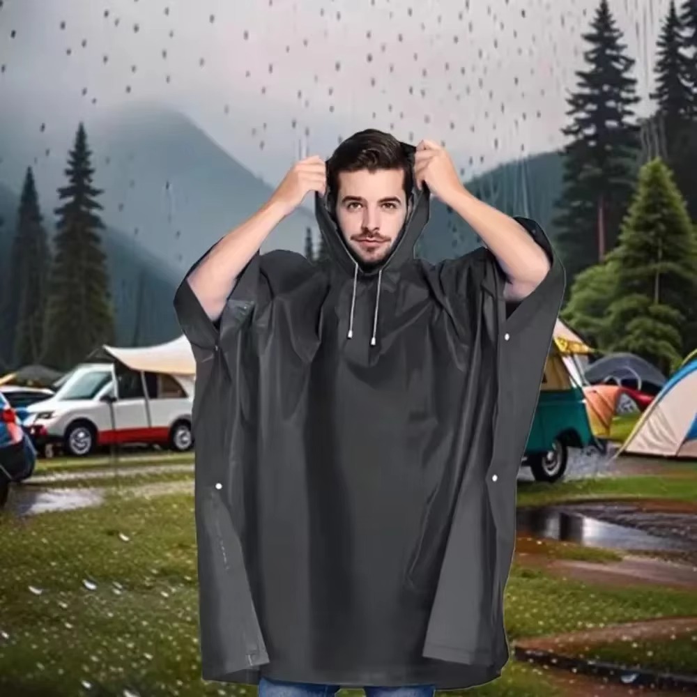 Emergency Poncho Rain - Poncho de pluie imperméable 3 en