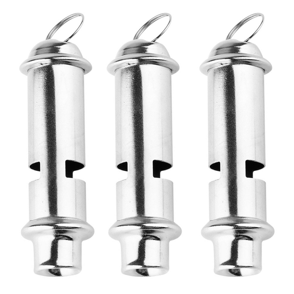 Emergency Whistle Loud - Sifflet d'urgence d'extérieur en acier inoxydable,