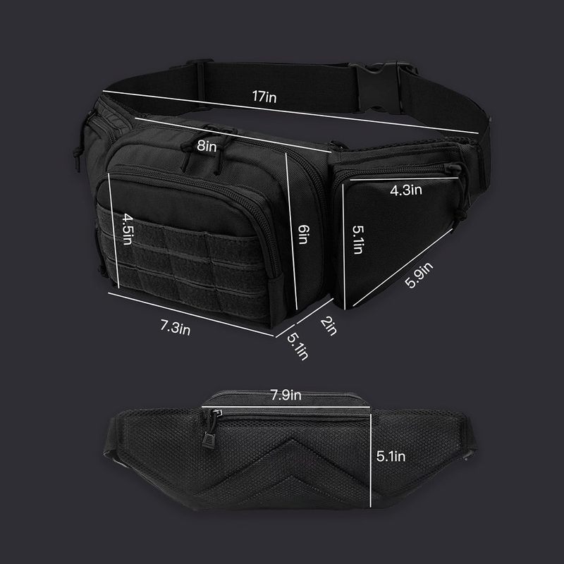 Sac banane multi-poches en Oxf - Fishing Kit Compact avis et prix