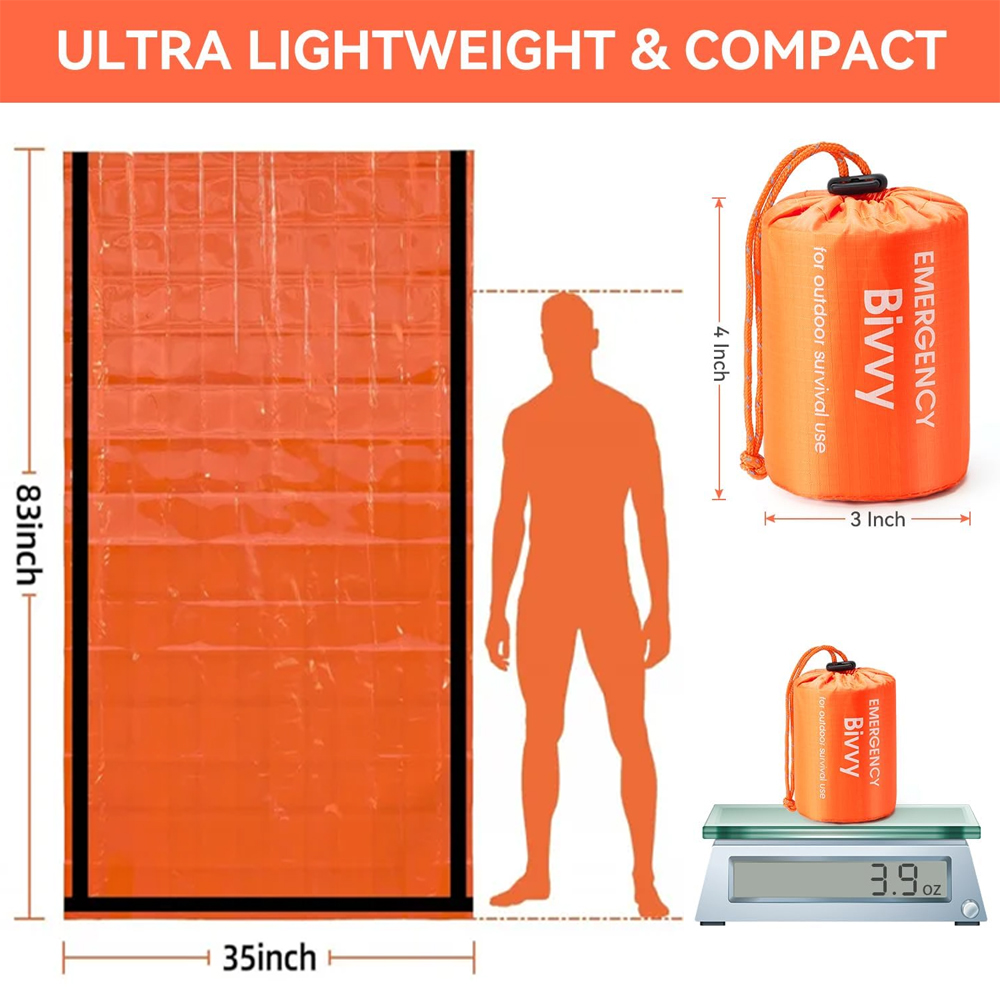 Sac de couchage d'urgence, cou - Bivy Bag Emergency avis et prix