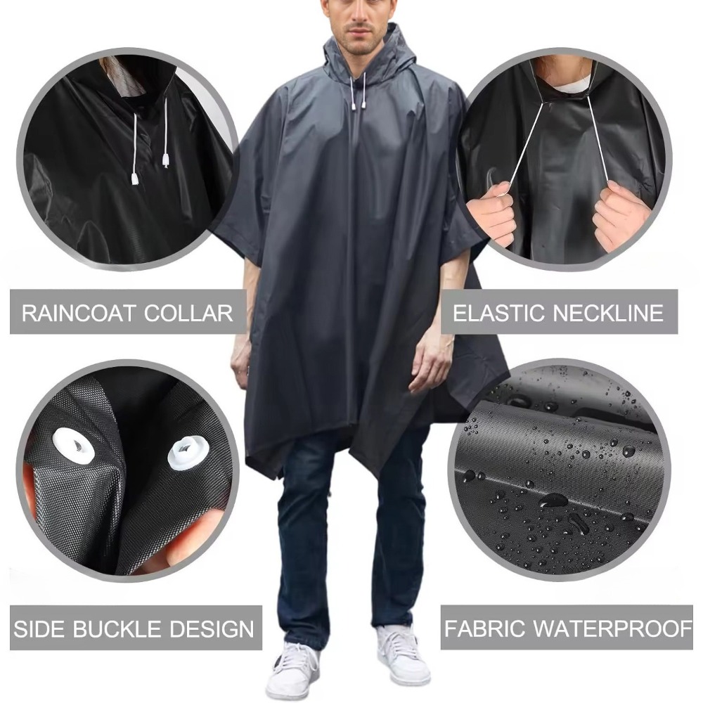 Poncho de pluie imperméable 3  - Emergency Poncho Rain avis et prix