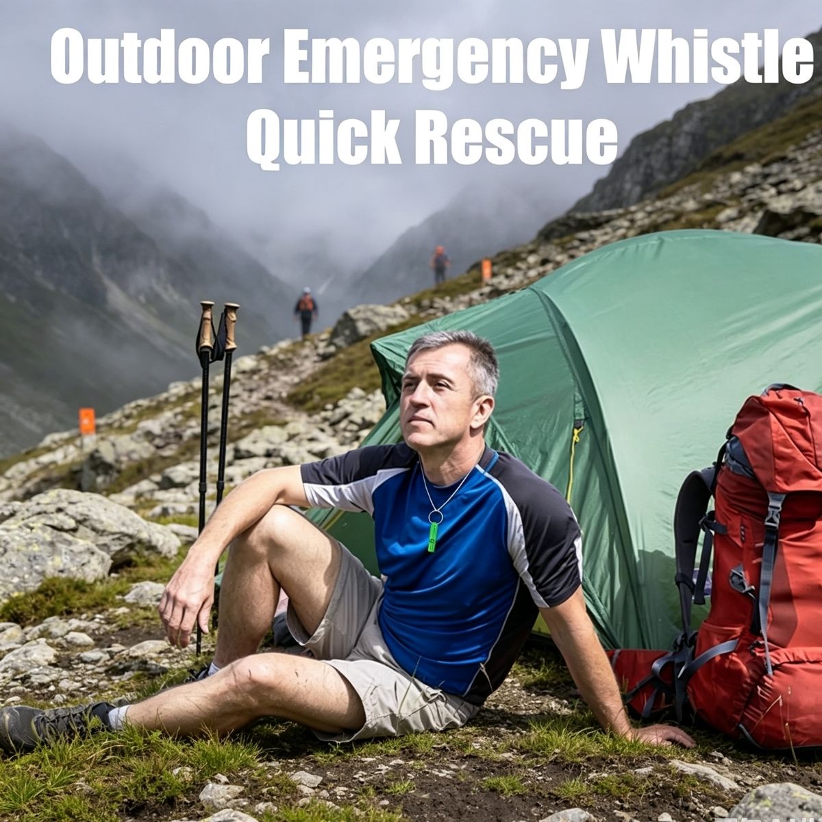 Sifflet d'urgence avec porte-c - Emergency Whistle Loud avis et prix